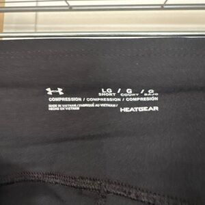 Under Armour HeatGear Compression Shorts in Black